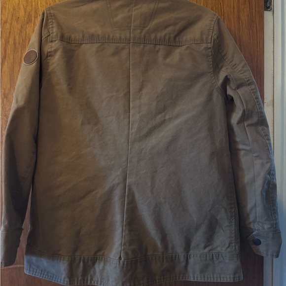 Timberland Mount Davis Timeless Waxed Jacket - Men's-Shiitake-Medium - Picture 2 of 12